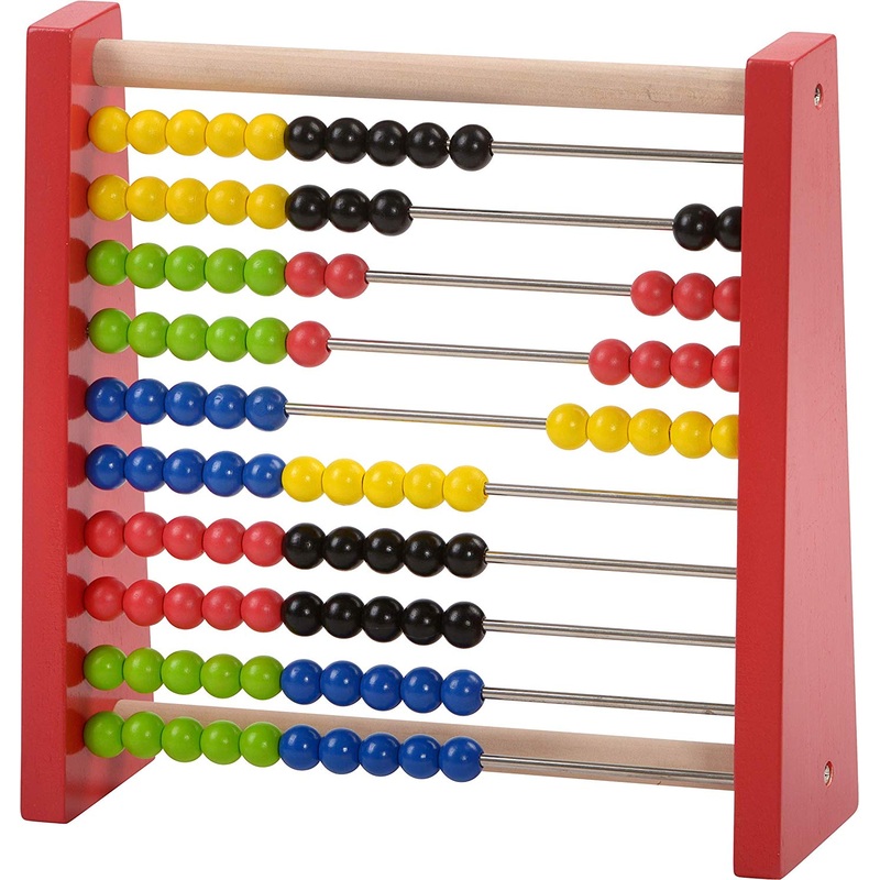 HABA Abacus Classic Wooden Toy (Developmental Toy, Brightly-Colored Wooden Beads) | Mathematics