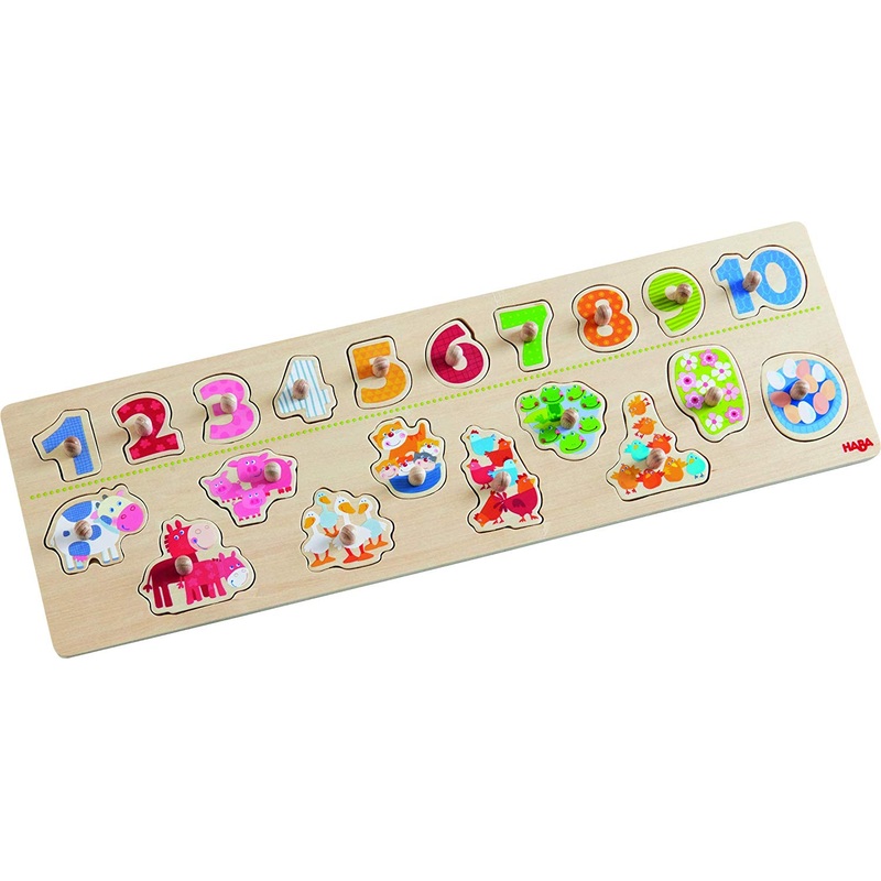 HABA Learning Counting Made Easy Wooden Blocks for Toddlers Ages 3 Years | Mathematics
