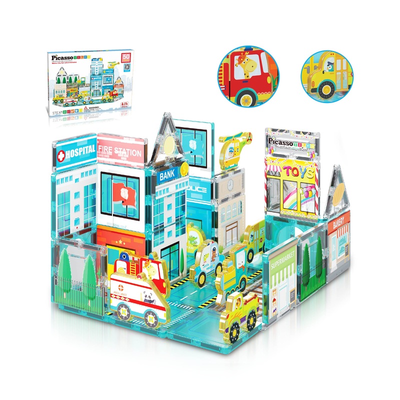 Metro City Magnetic Marvels Playset