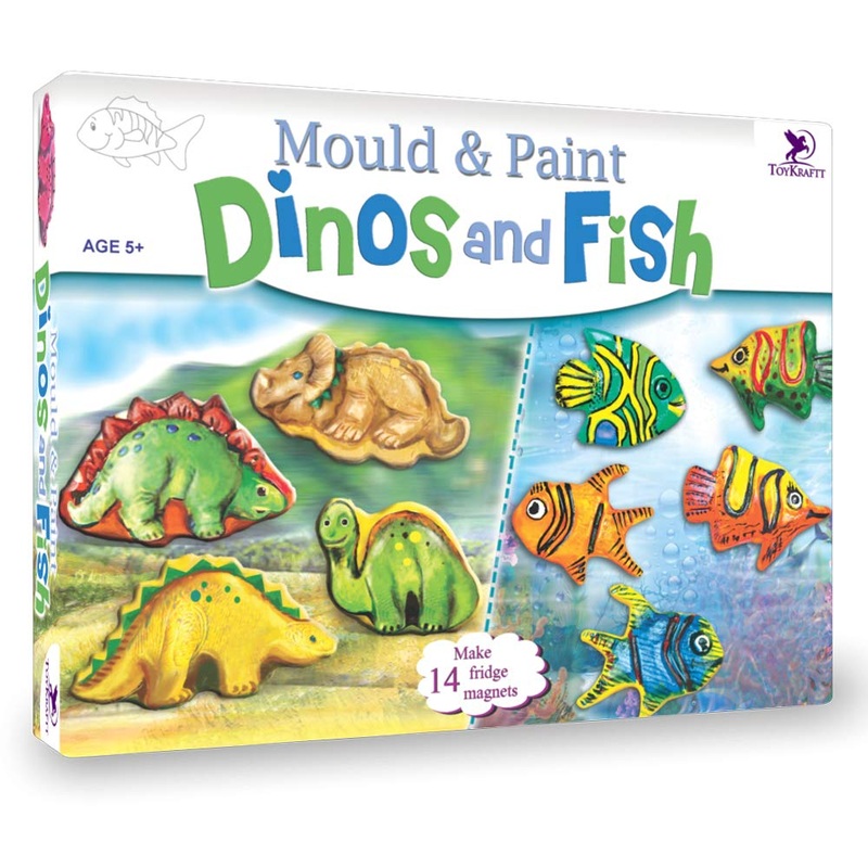 MOULD & PAINT DINOS & FISH