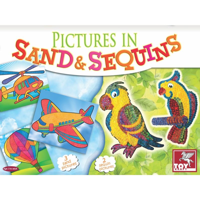 PICTURES IN SAND & SEQUINS