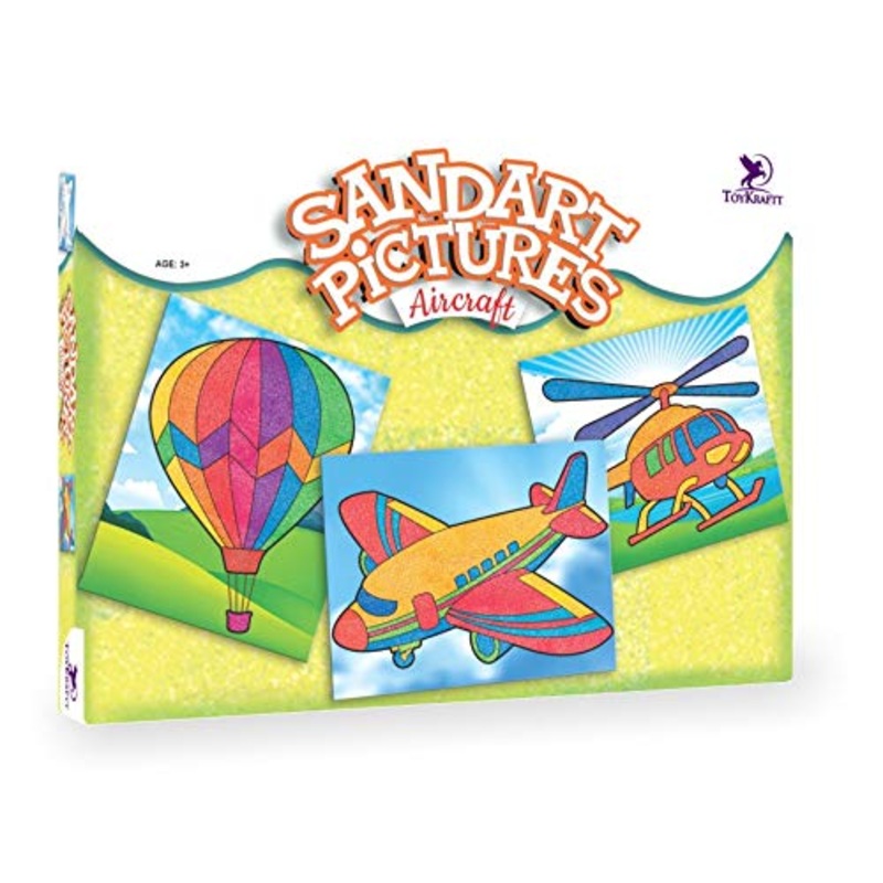SAND ART PICTURES AIRCRAFT