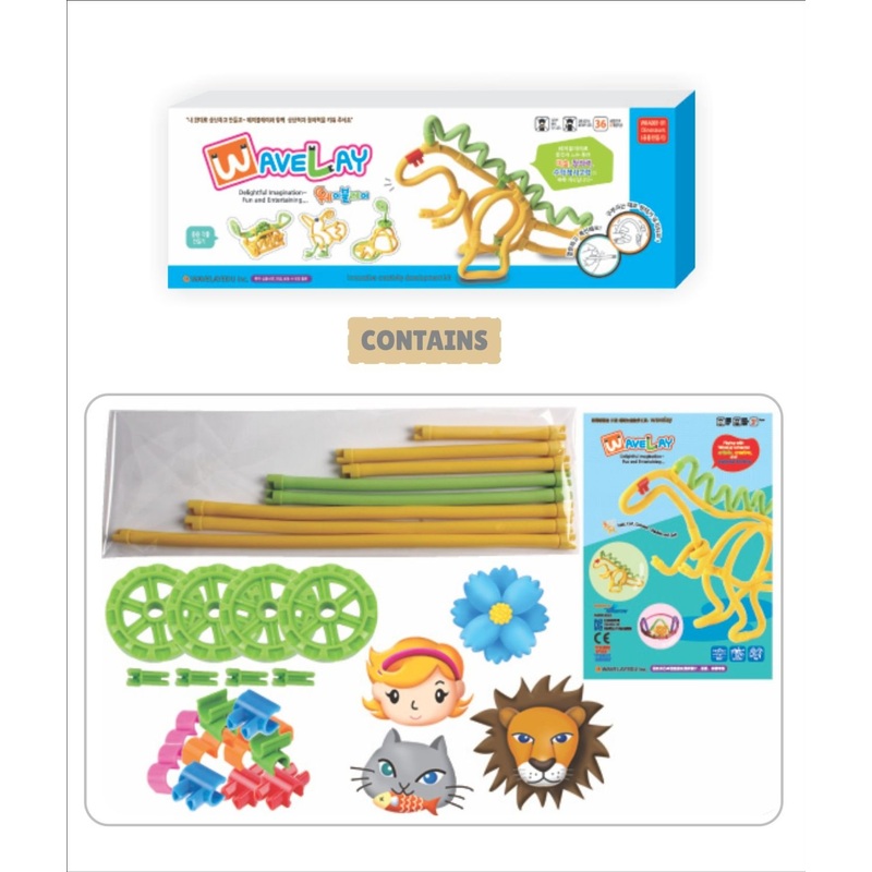 Waveplay - Reusable & Bendable Sticks (Made in Korea) Wave play