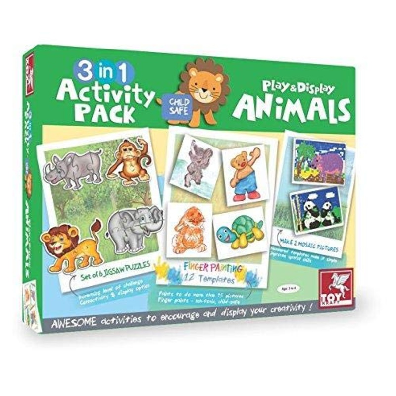 3 In 1 Activity Pack Animals