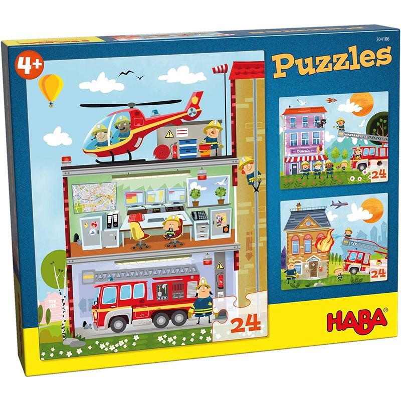 HABA Puzzle Little Fire Station