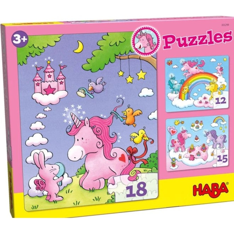 HABA Puzzle Unicorn Glitterluck