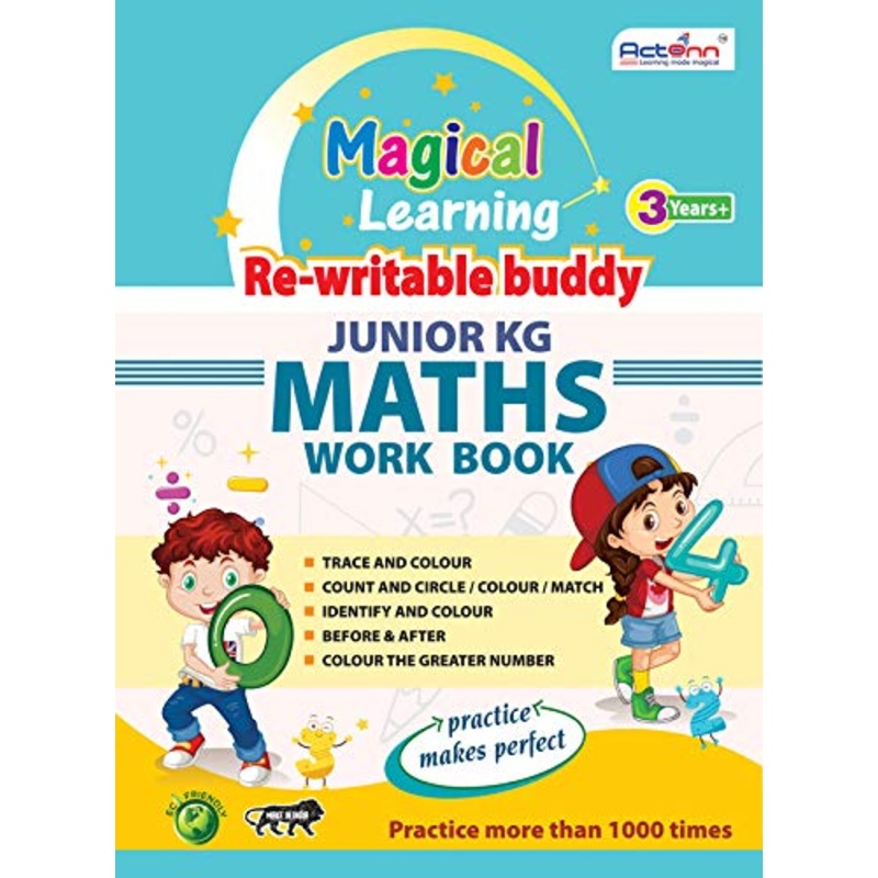 JR. KG. MATH WORK BOOK