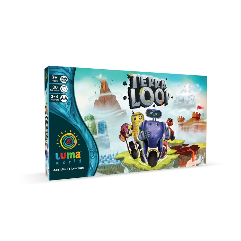 Luma World Educational Board Game for Ages 7 and up: Terra Loop | STEM game to Improve Numeracy Skills, Money Concepts and Develop Multiple Intelligences | Adventure Theme Board and Currency Included