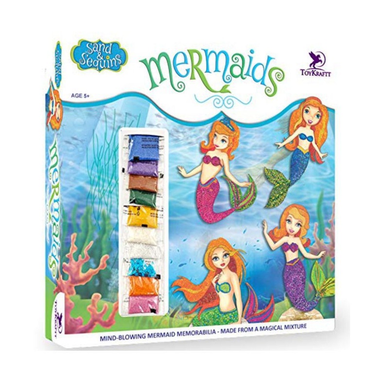 PICTURE IN SAND & SEQUIN - MERMAID