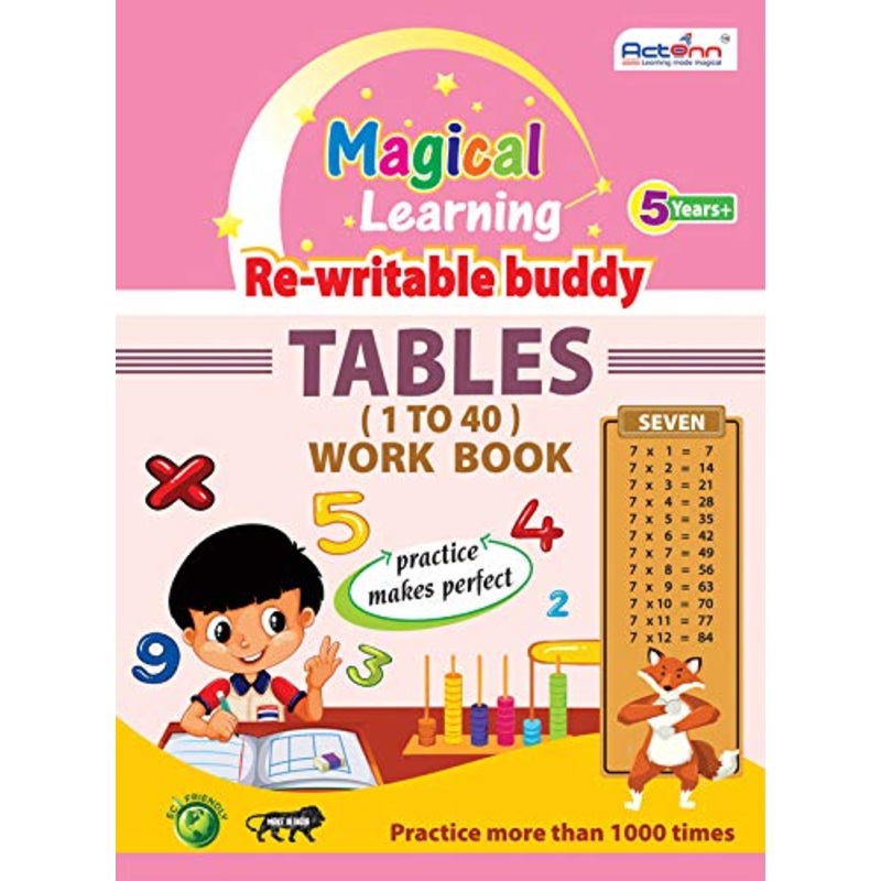 TABLES (1-40) WORK BOOK