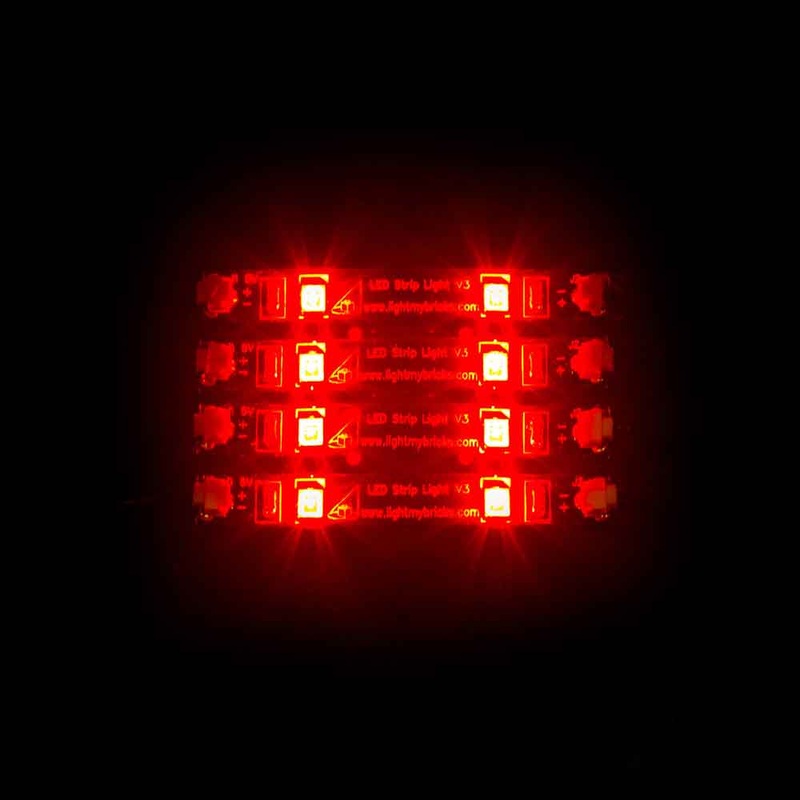 LED Strip Lights - Red (4 pack)