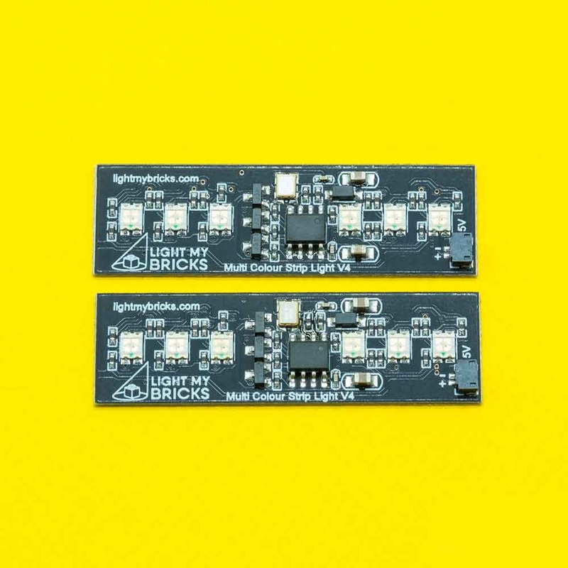 Multi Colour Strip Light (2pk)