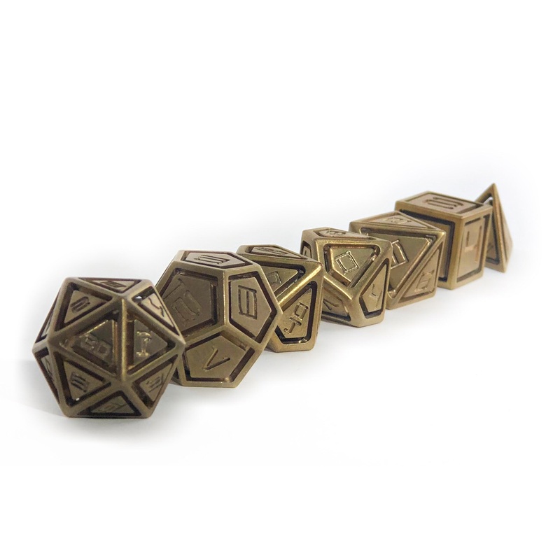 Brass Caged Set of 7