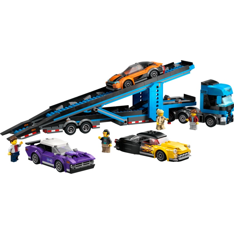 Car Transporter Truck with Sports Cars - 60408