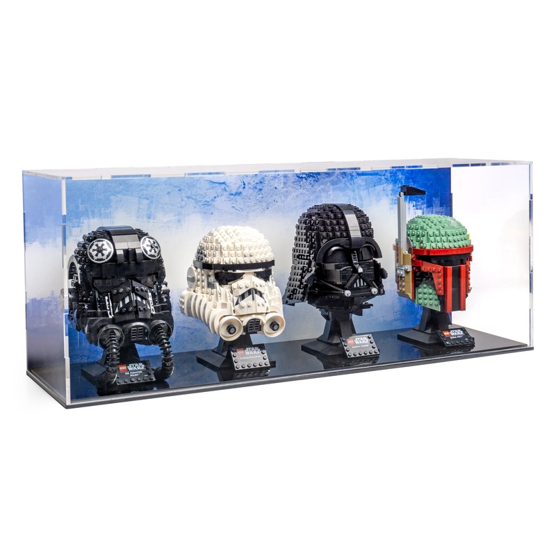 Helmet Display case - 4 count