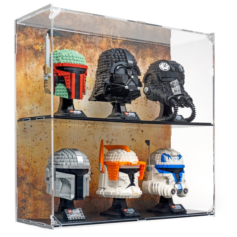 Helmet Display case - 6 count
