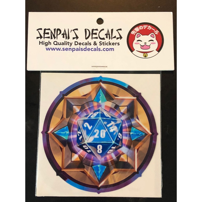 Senpai Decals - Blue/White D20
