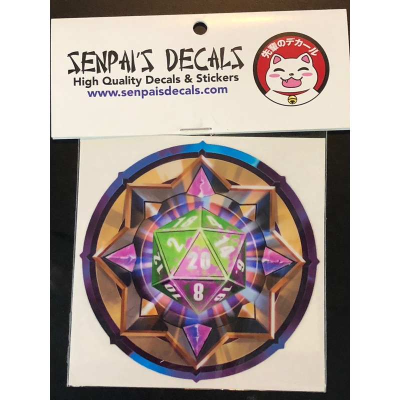 Senpai Decals - Pink/Green D20