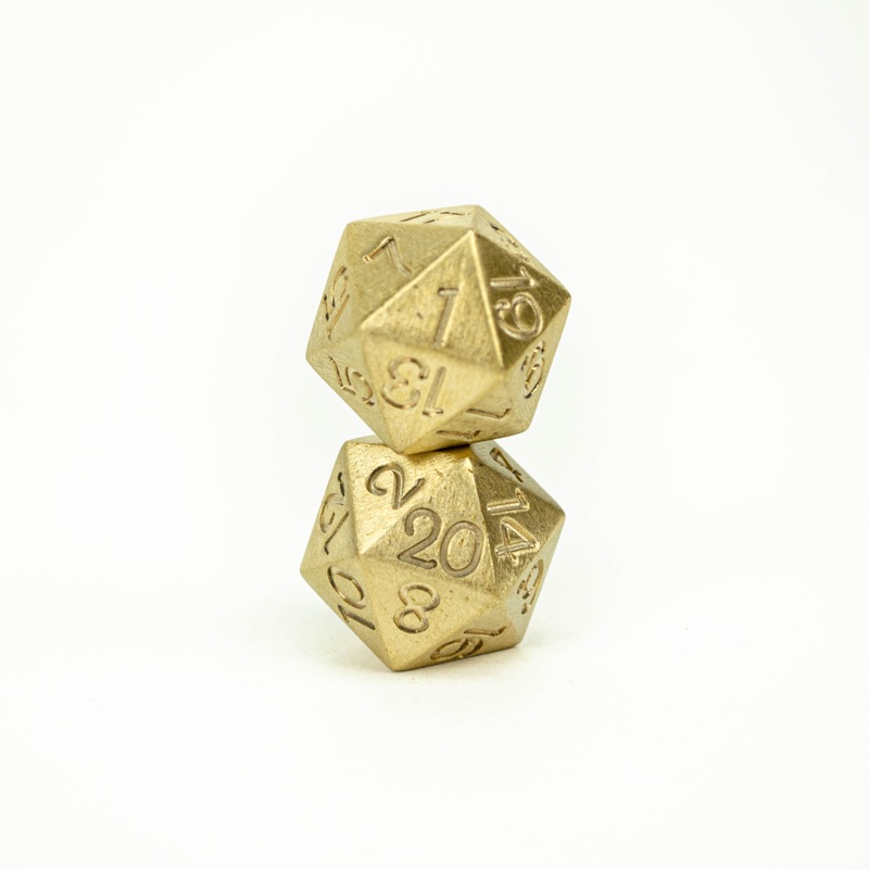 Brass D20
