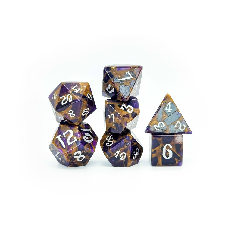 Gold Foil Purple Mosaic