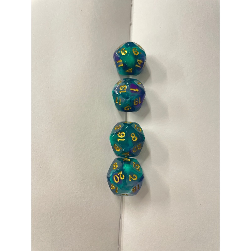 Hedron Star Dice - Coral Sea