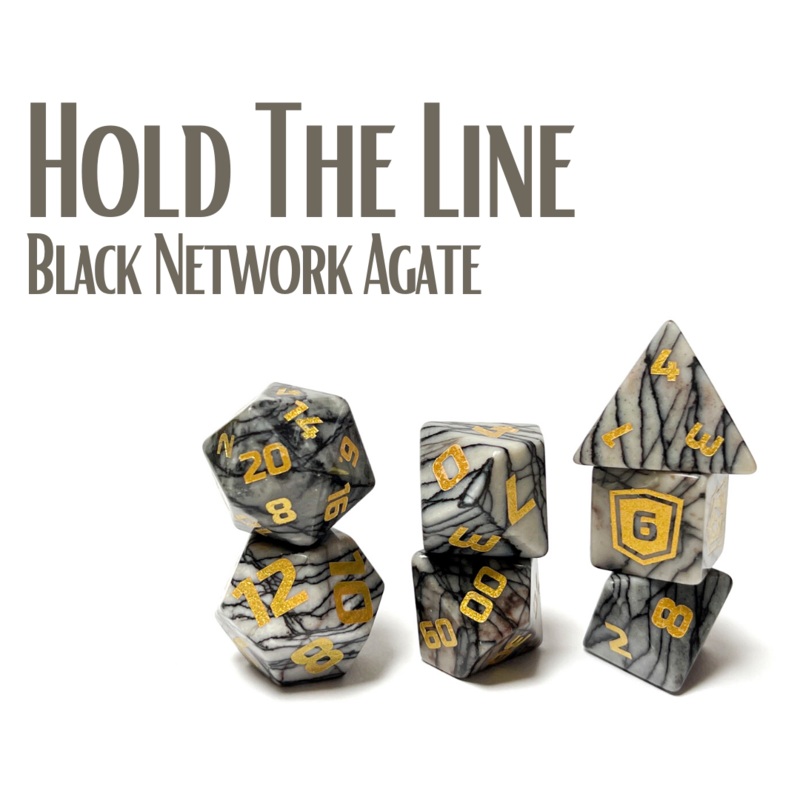 Retail - Hold the Line - Black Network Agate