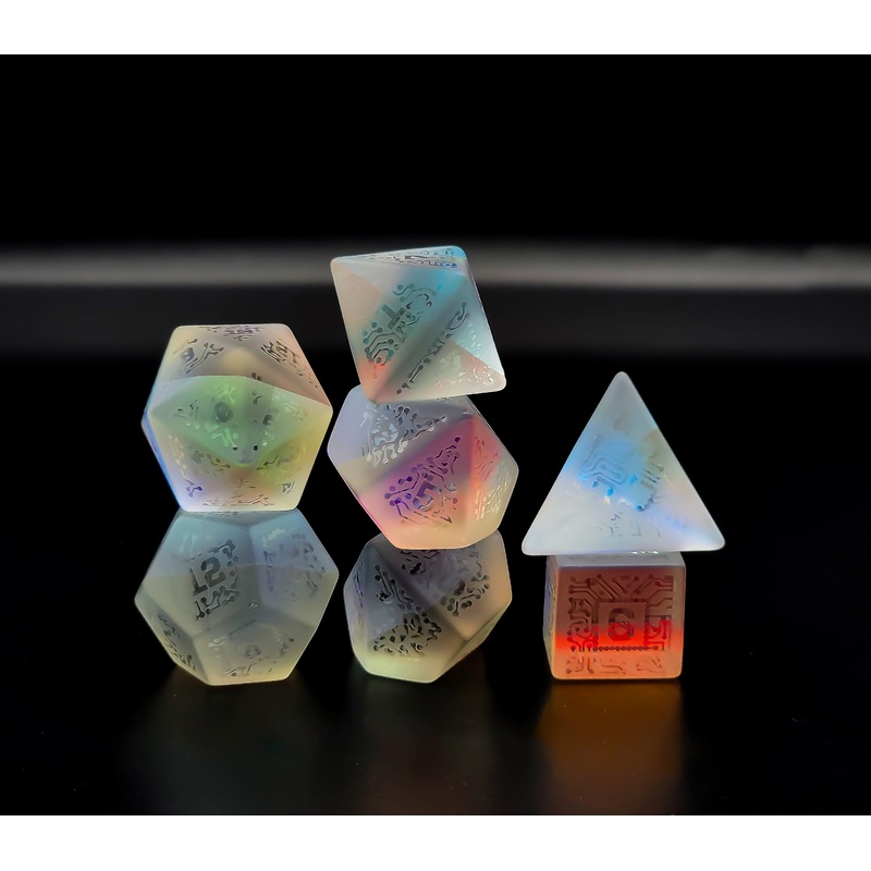 Chip Raised Holographic Glass