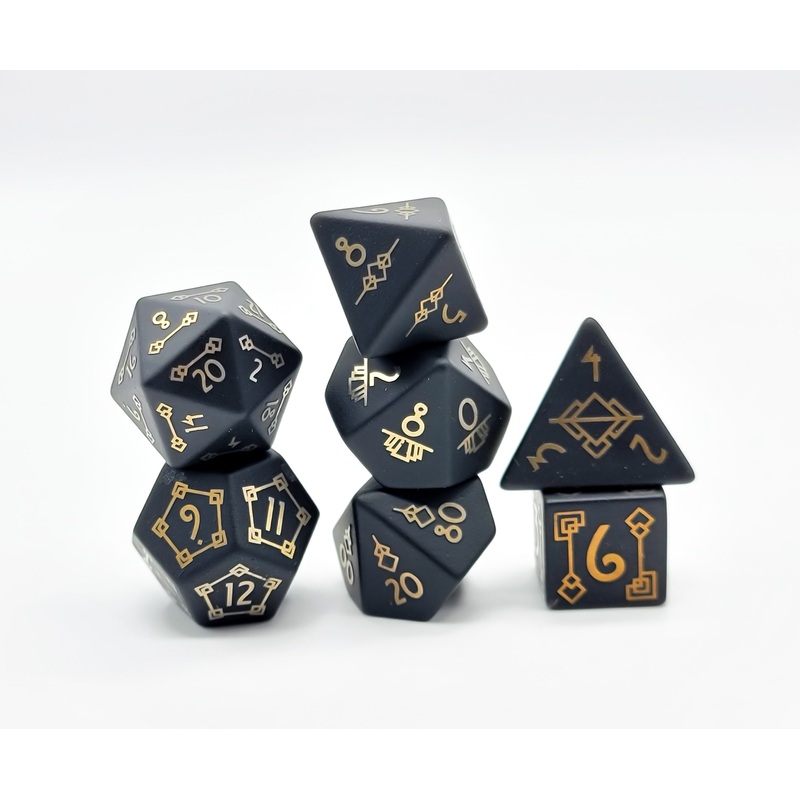 Gold Ionized Art Deco Obsidian