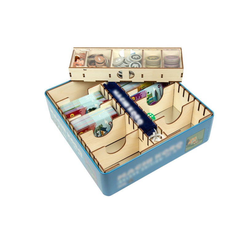 Machi Koro Deluxe Edition Compatible Game Organizer