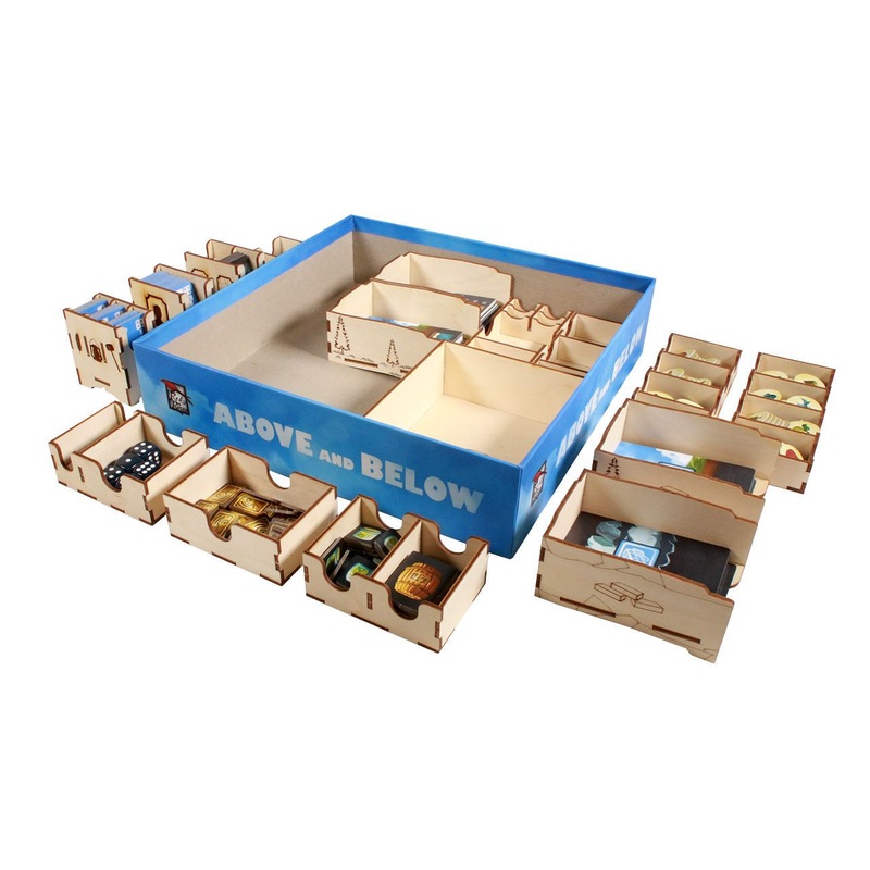 Above and Below Compatible Game Organizer