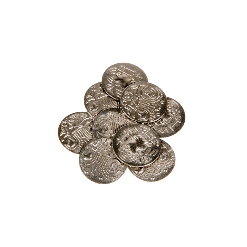 Anglo-Saxon Themed Gaming Coins - Large 30mm (9-Pack)