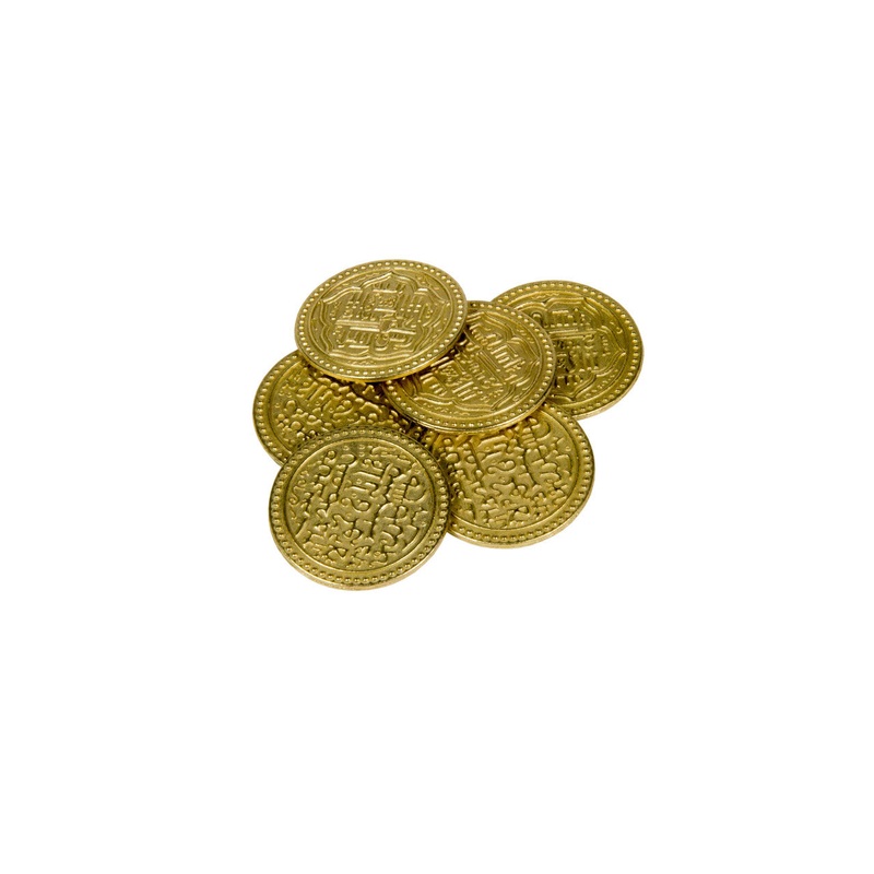 Mongol Themed Gaming Coins - Jumbo 35mm (6-Pack)