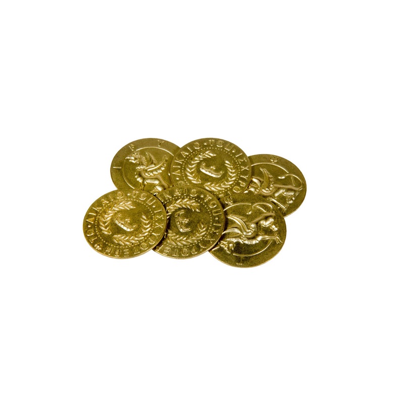 Mythological Creatures Themed Gaming Coins - Jumbo 35mm (6-Pack)