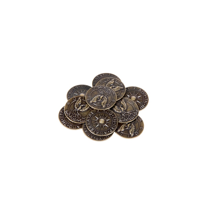 Mythological Creatures Themed Gaming Coins - Medium 25mm (12-Pack)