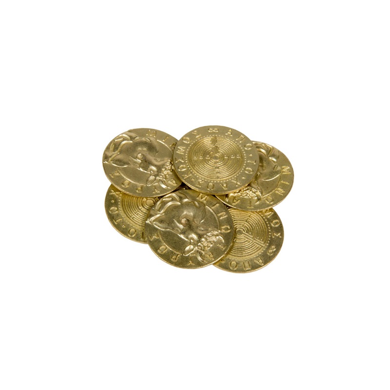 Mythological Monsters Themed Gaming Coins - Jumbo 35mm (6-Pack)