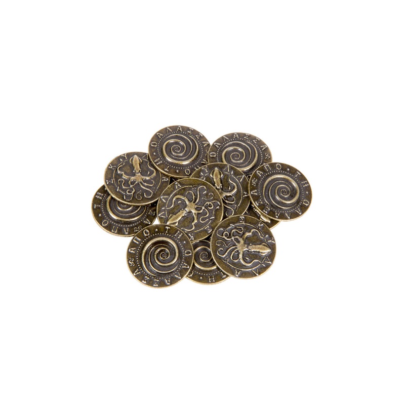 Mythological Monsters Themed Gaming Coins - Medium 25mm (12-Pack)