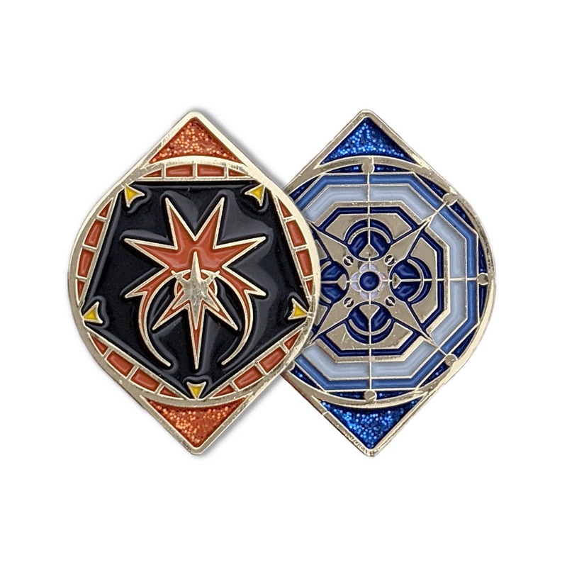 Rile & Resist Reversible Ward Enrage Metal Token (5)