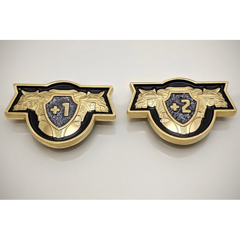 Sanctified Plate Metal Armor Counters - Sparkle Gray (5)