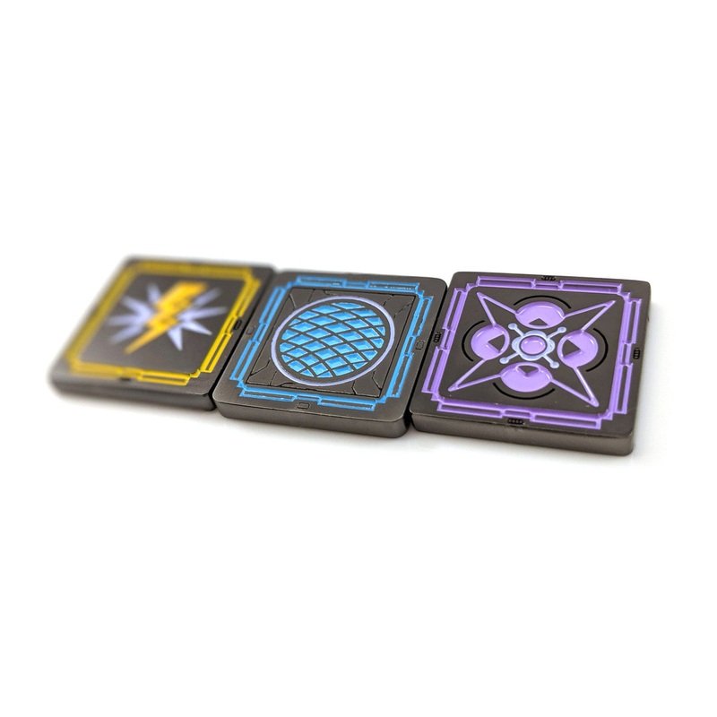 Starship Elite Playsets Metal Shield, Charge, and Force Tokens