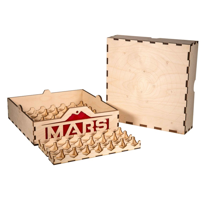 Terraforming Mars Compatible Crate Upgrade (Crate Shell + Tile Trays)
