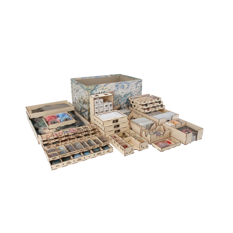 Frosthaven Compatible Game Organizer with Monster Trays
