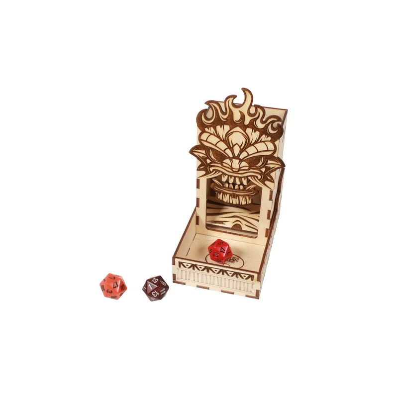 Mini Tiki Dice Tower