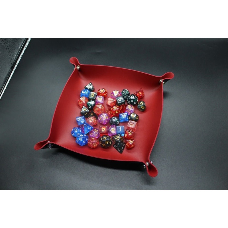Legends Mat | Folding Dice Tray | Vegan Leather