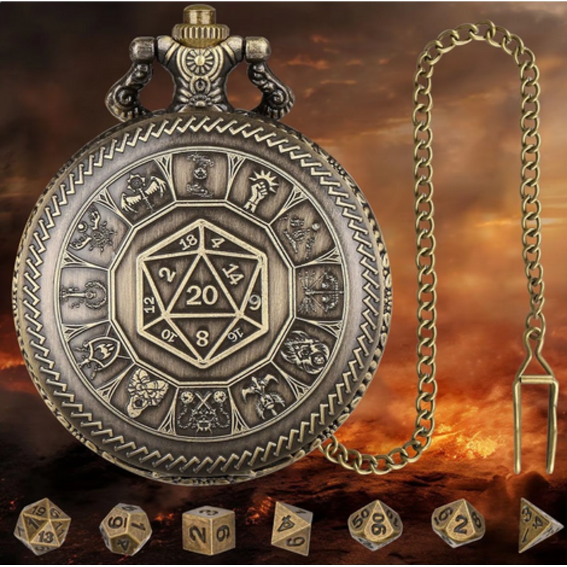 Adventurer's Cache | Pocket Watch Case | Ancient Gold
