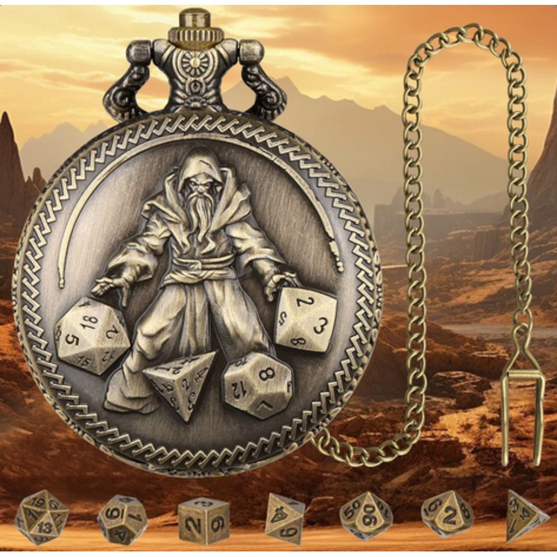 Sorcerer's Hoard | Pocket Watch Case | Ancient Gold