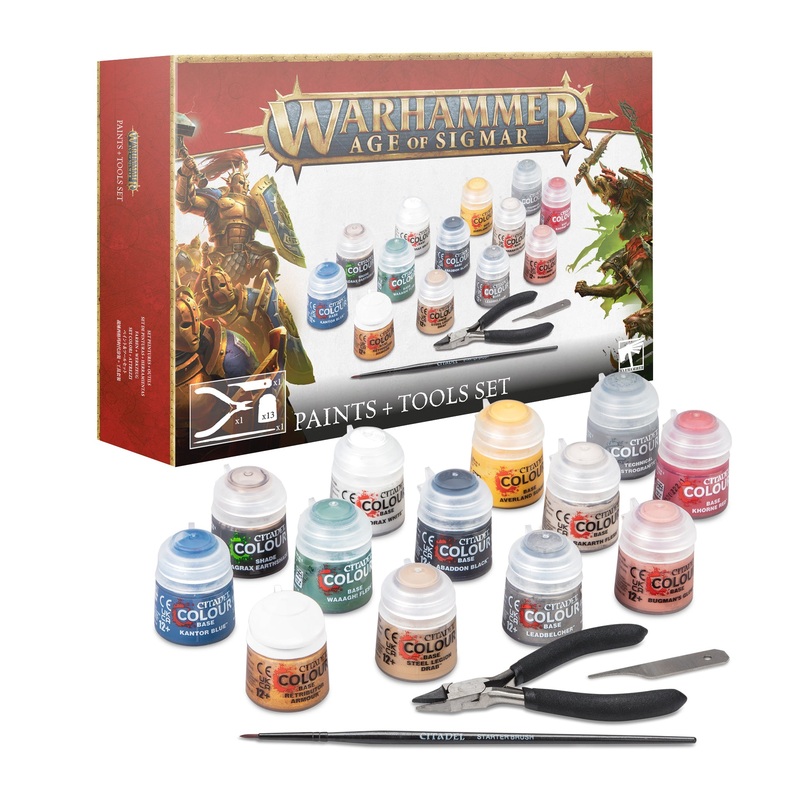 Age Of Sigmar: Paints & Tools Set