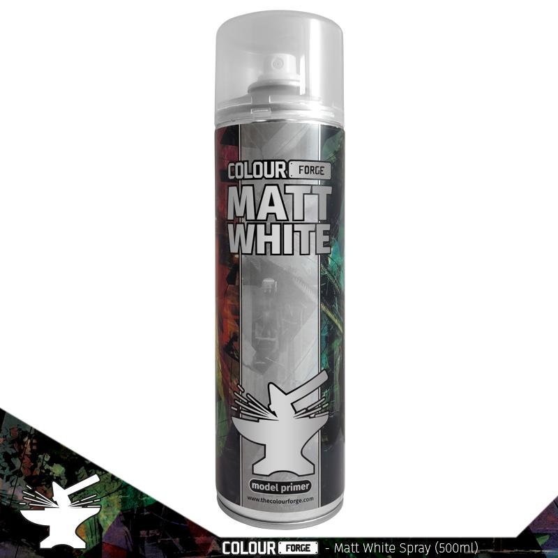 Colour Forge: Matt White Spray (500ml)