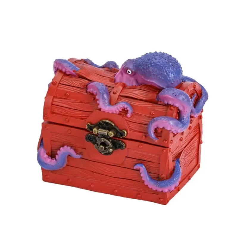 Deepsea Hoard | Red | Cast Resin Dice Box