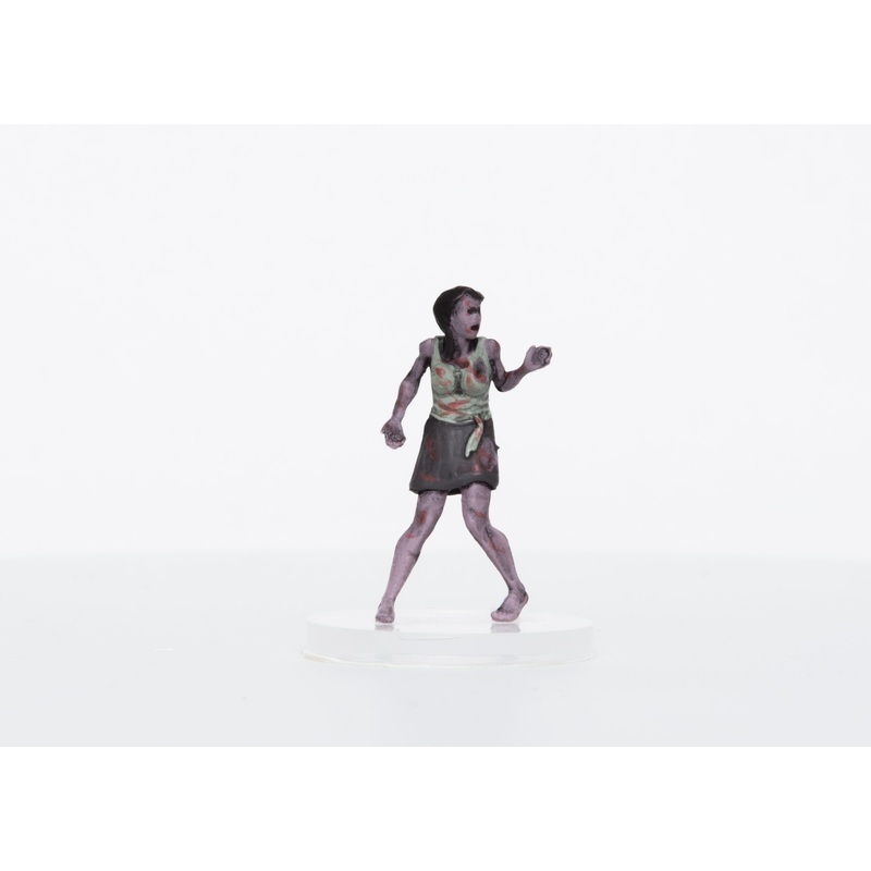 Zombie Female Human Peasant - 28mm Plastic Mini