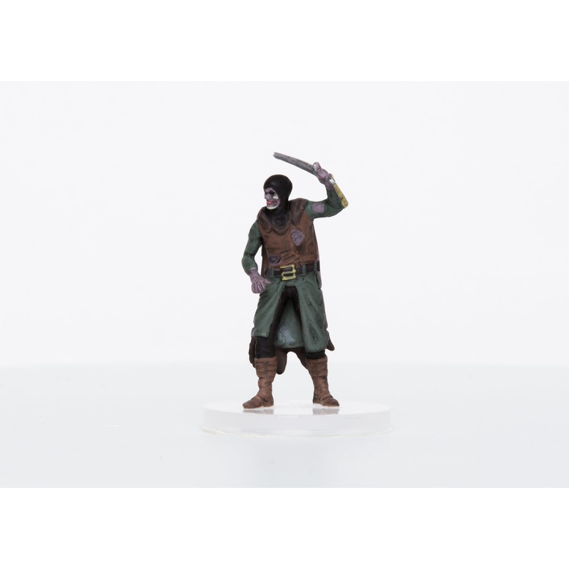 Zombie Male Human Captain - 28mm Plastic Mini
